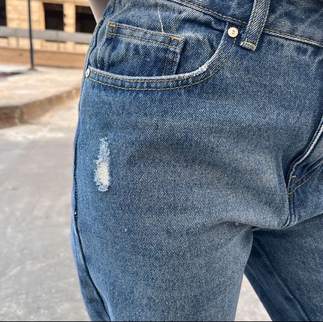 شلوار بگ زاپ دار - Image 4