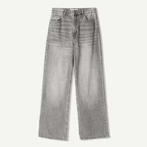 شلوار بگ طوسی برشکا