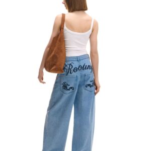 شلوار گلدوزی cropp